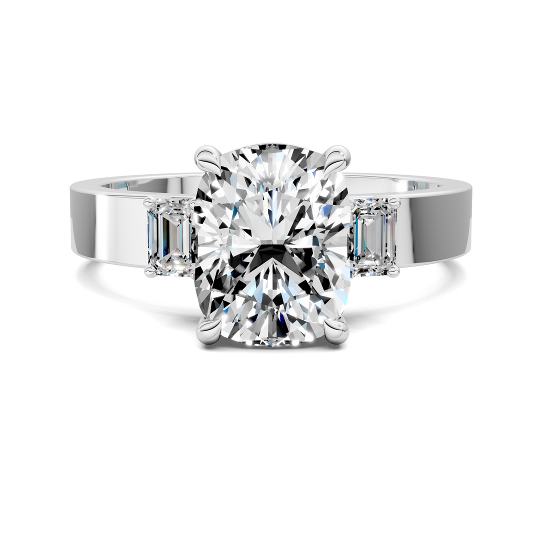 Brandy Three Stone Ring