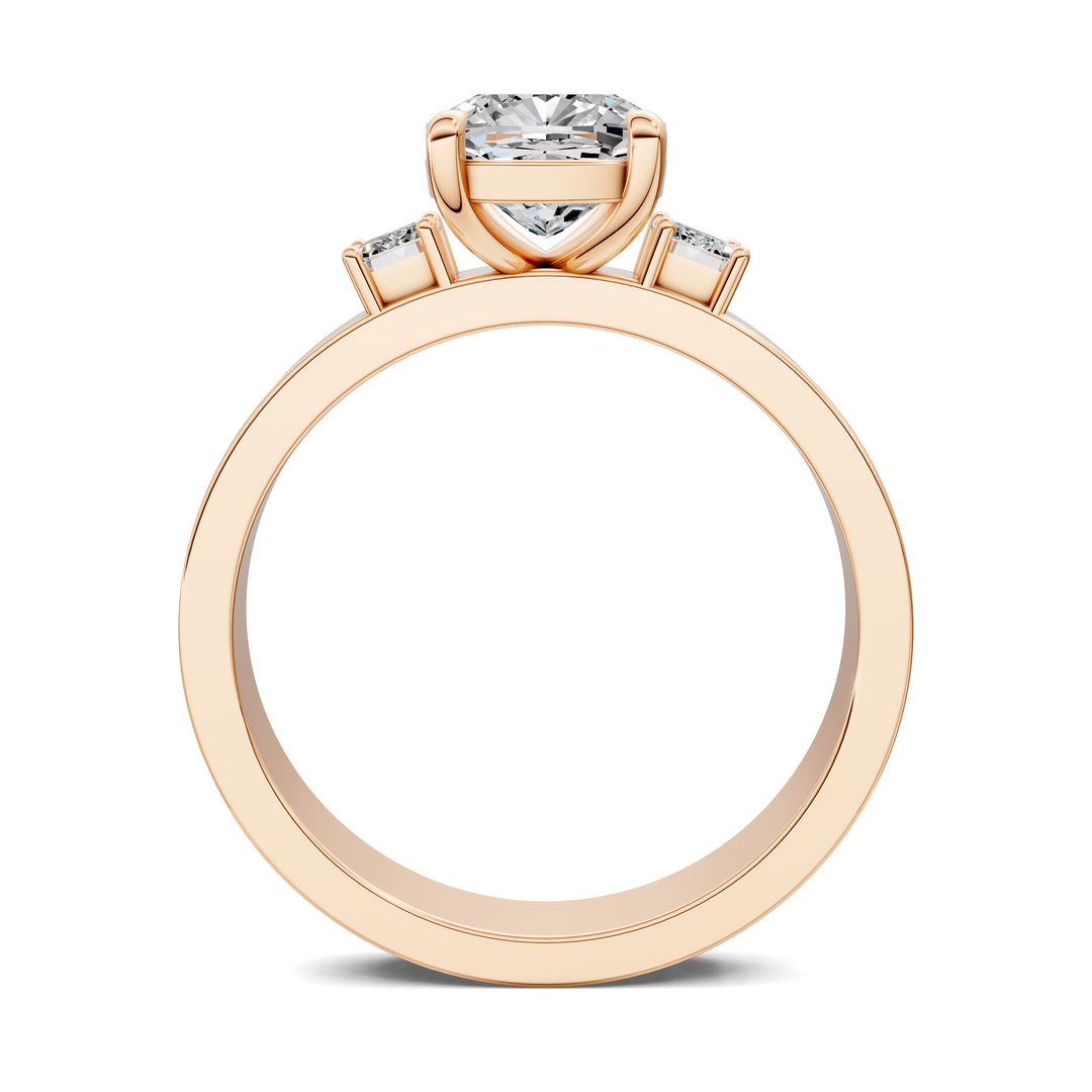 Brandy Three Stone Ring