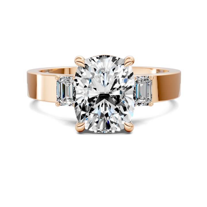 Brandy Three Stone Ring