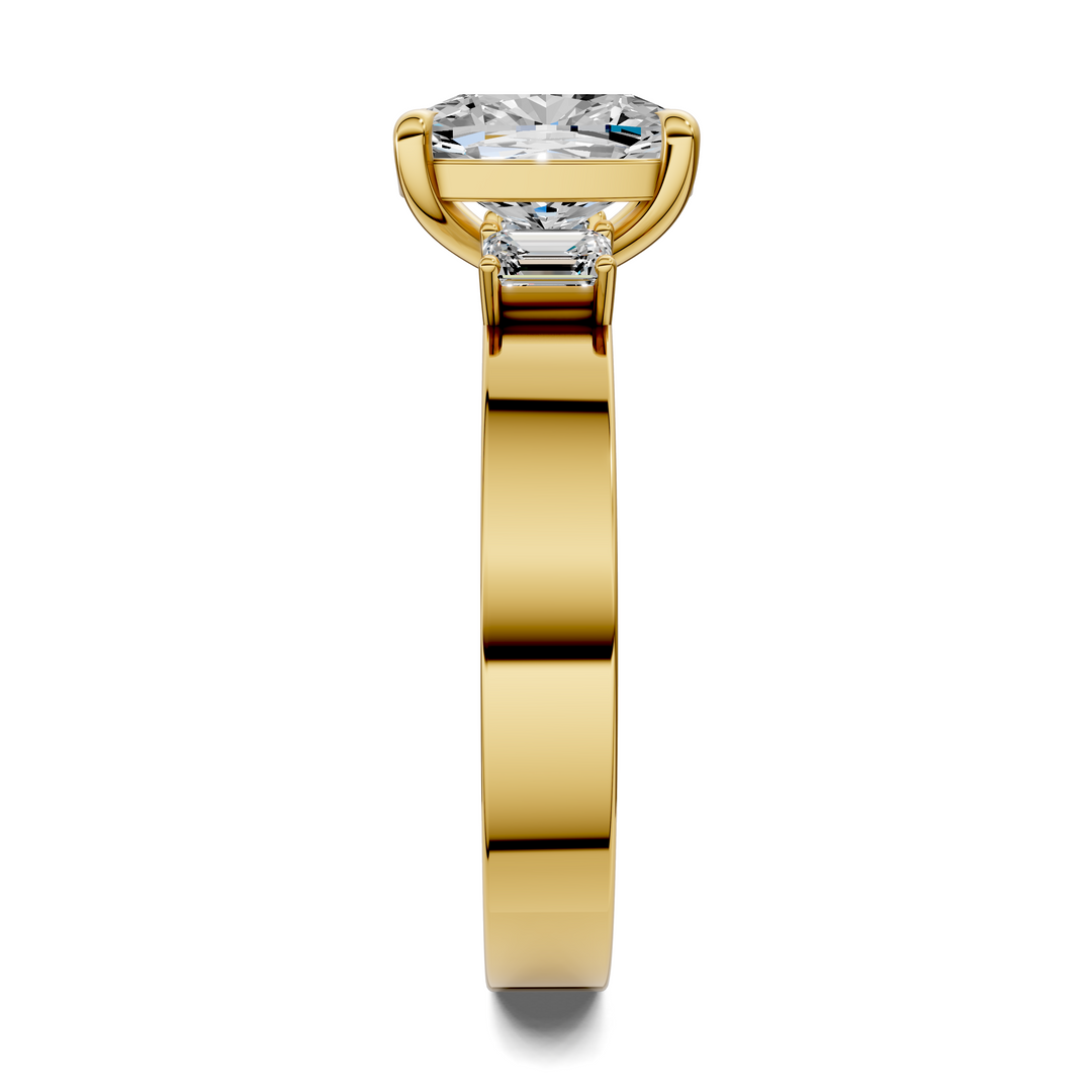 Brandy Three Stone Ring