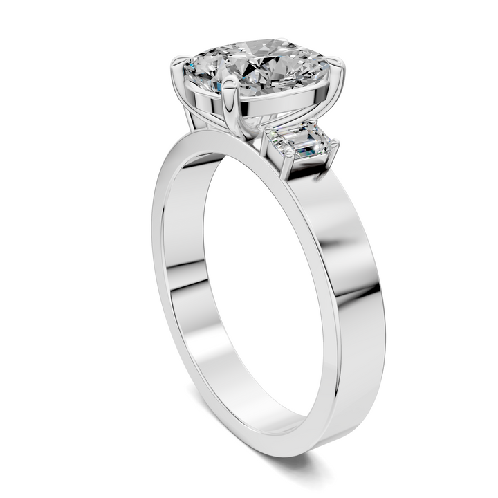 Brandy Three Stone Ring