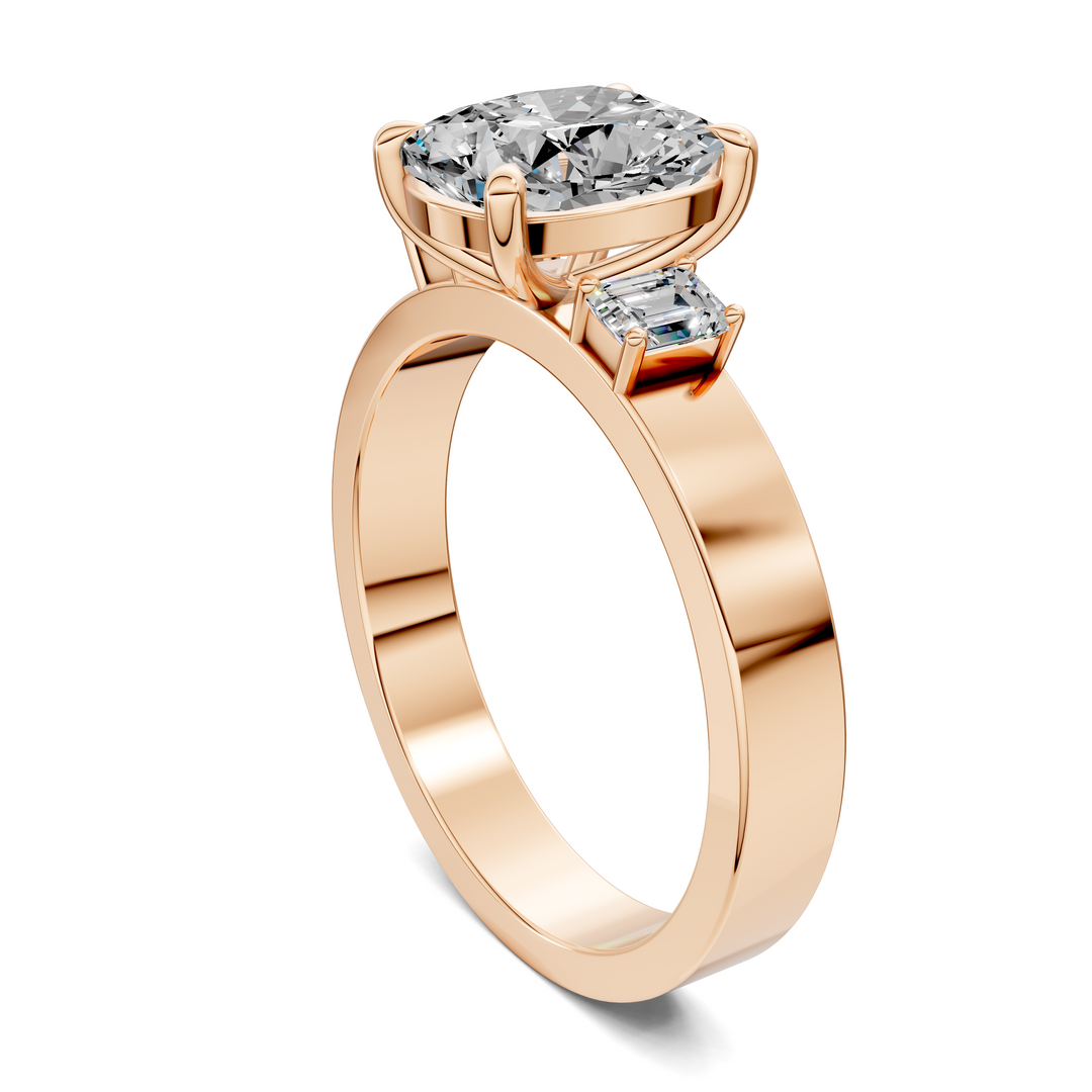 Brandy Three Stone Ring