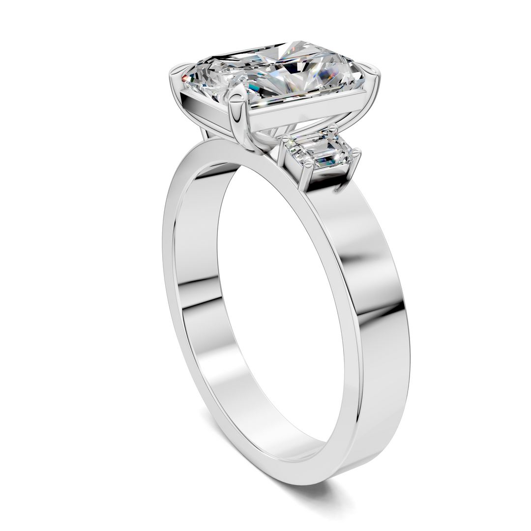 Brandy Three Stone Ring