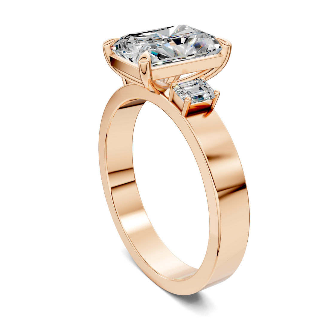 Brandy Three Stone Ring