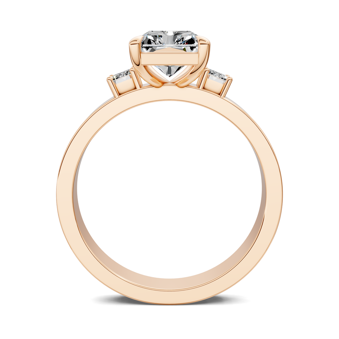 Brandy Three Stone Ring