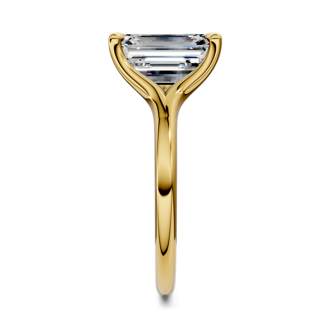 Jillian Split Shank Solitaire Ring