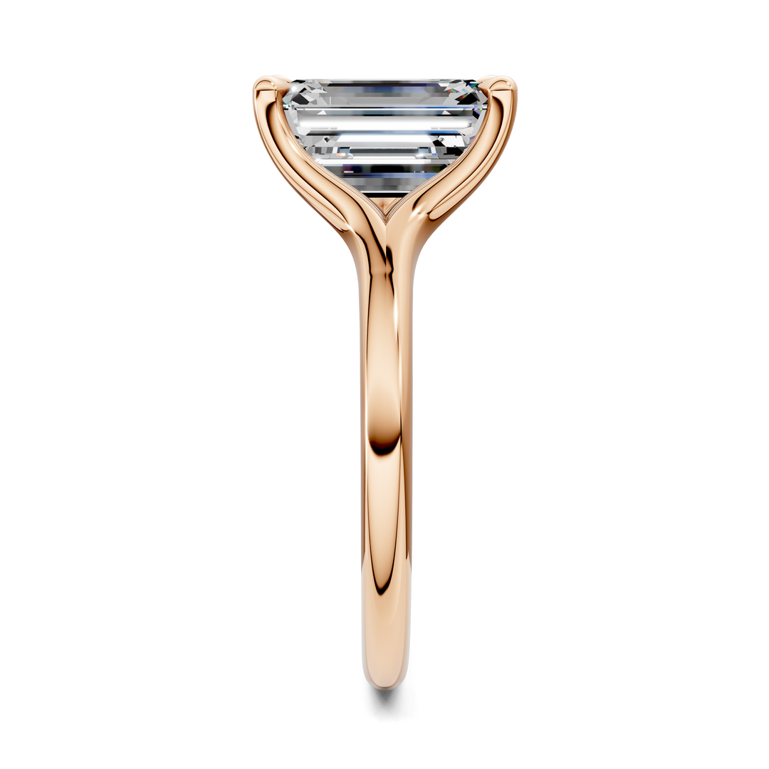 Jillian Split Shank Solitaire Ring