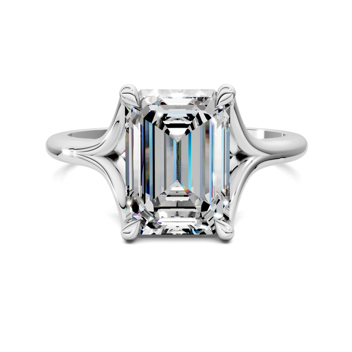 Jillian Split Shank Solitaire Ring