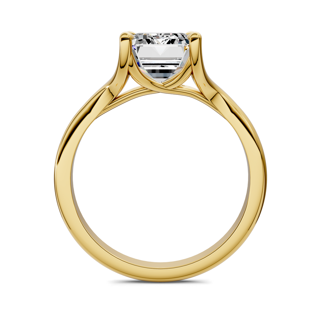 Jillian Split Shank Solitaire Ring