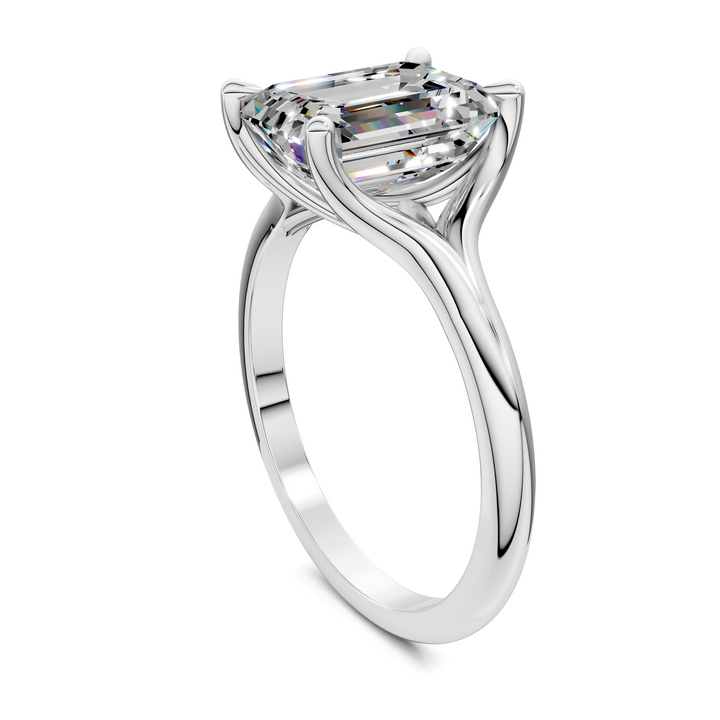 Jillian Split Shank Solitaire Ring