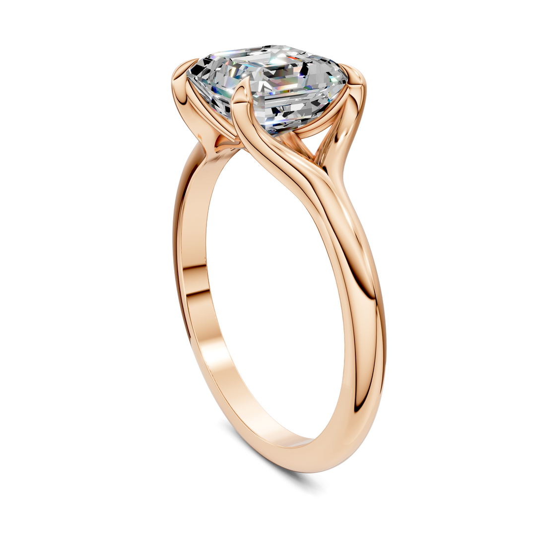 Jillian Tapered Solitaire Ring