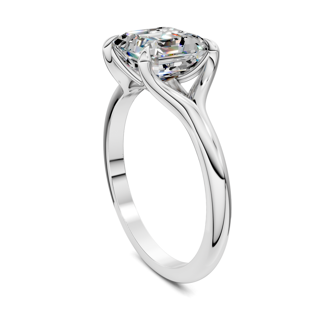 Jillian Tapered Solitaire Ring