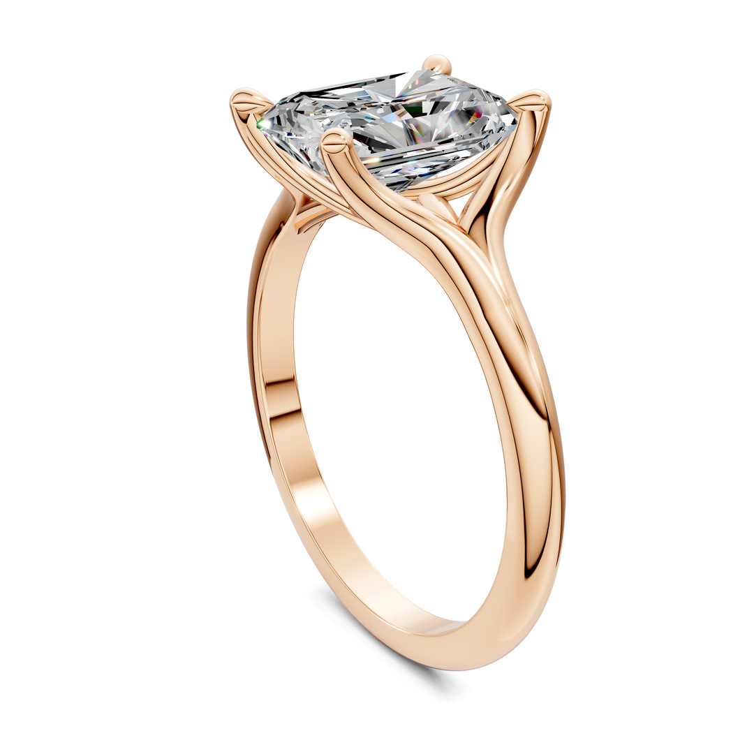 Jillian Tapered Solitaire Ring