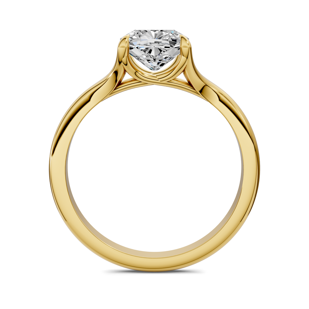 Jillian Split Shank Solitaire Ring