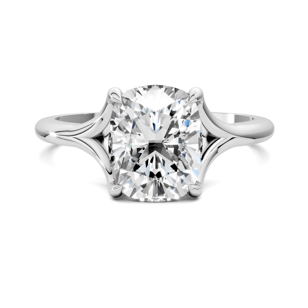 Jillian Split Shank Solitaire Ring
