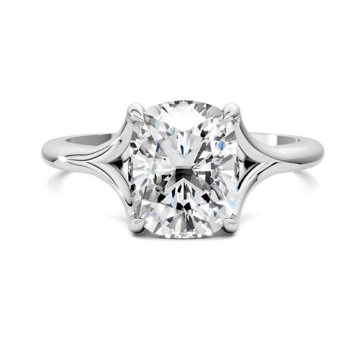 Jillian Split Shank Solitaire Ring