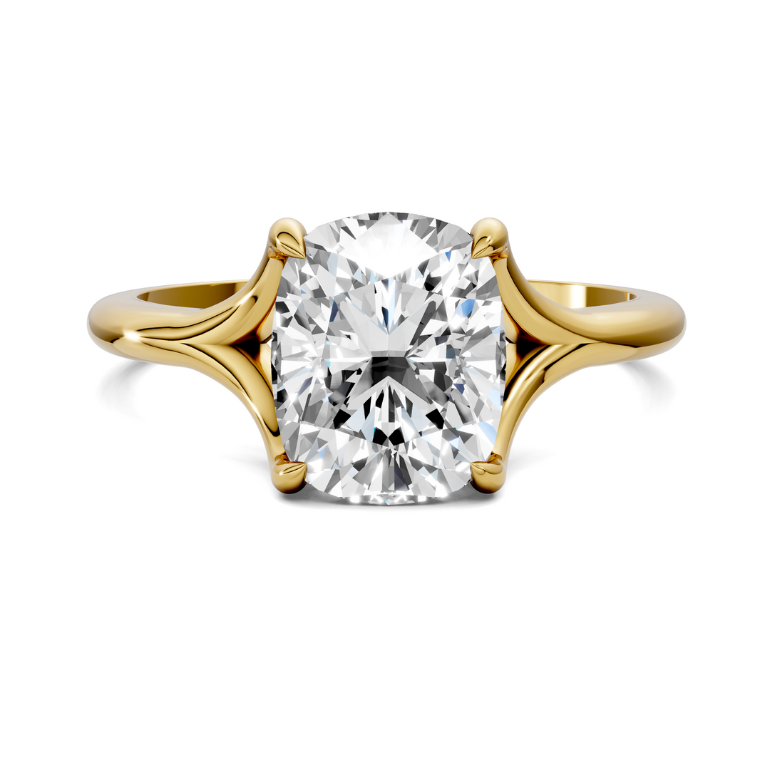 Jillian Split Shank Solitaire Ring