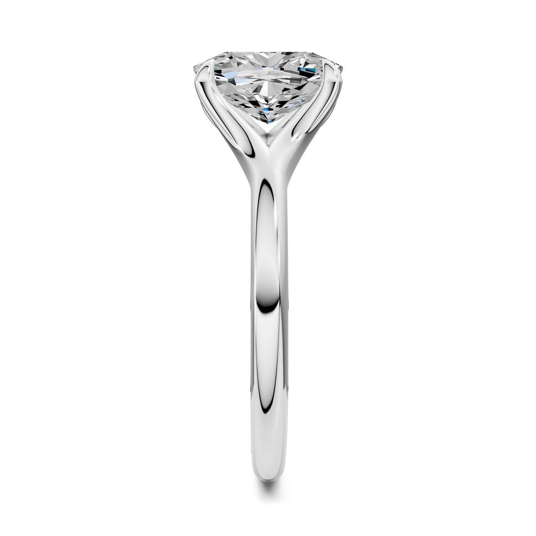 Jillian Split Shank Solitaire Ring