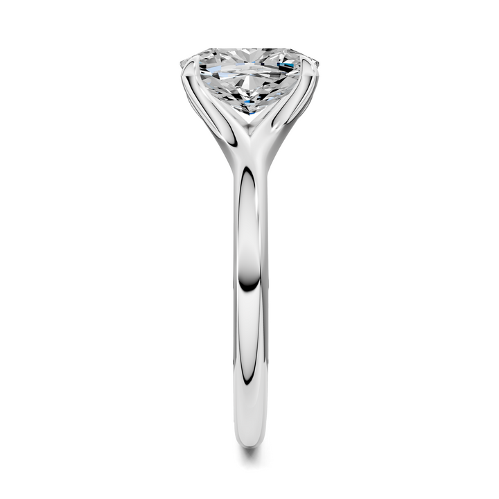 Jillian Split Shank Solitaire Ring