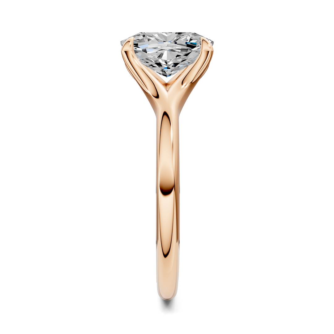 Jillian Split Shank Solitaire Ring