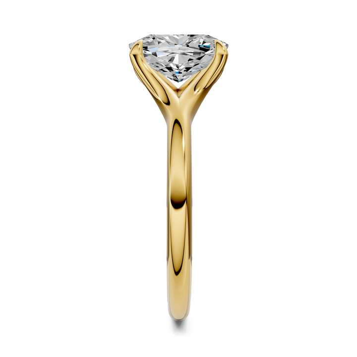 Jillian Split Shank Solitaire Ring