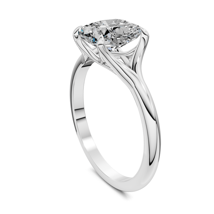 Jillian Split Shank Solitaire Ring