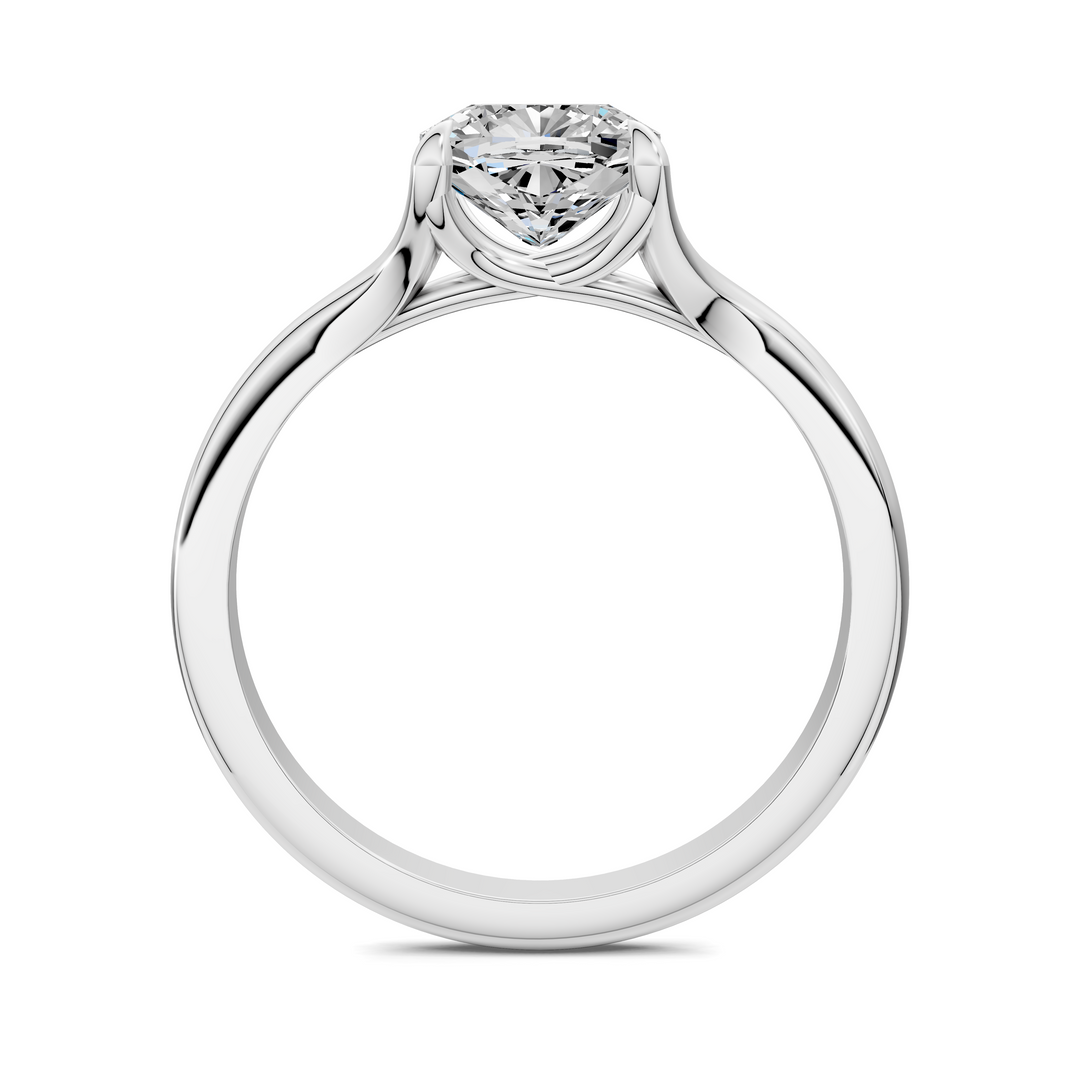 Jillian Split Shank Solitaire Ring