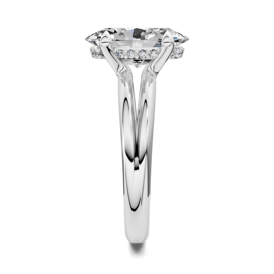 Ashlee Floating Split Band Ring