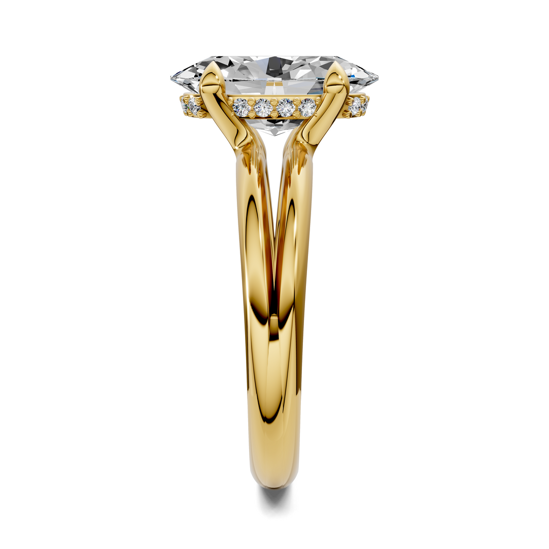 Ashlee Floating Split Band Ring