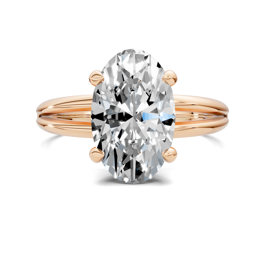 Ashlee Floating Split Band Ring