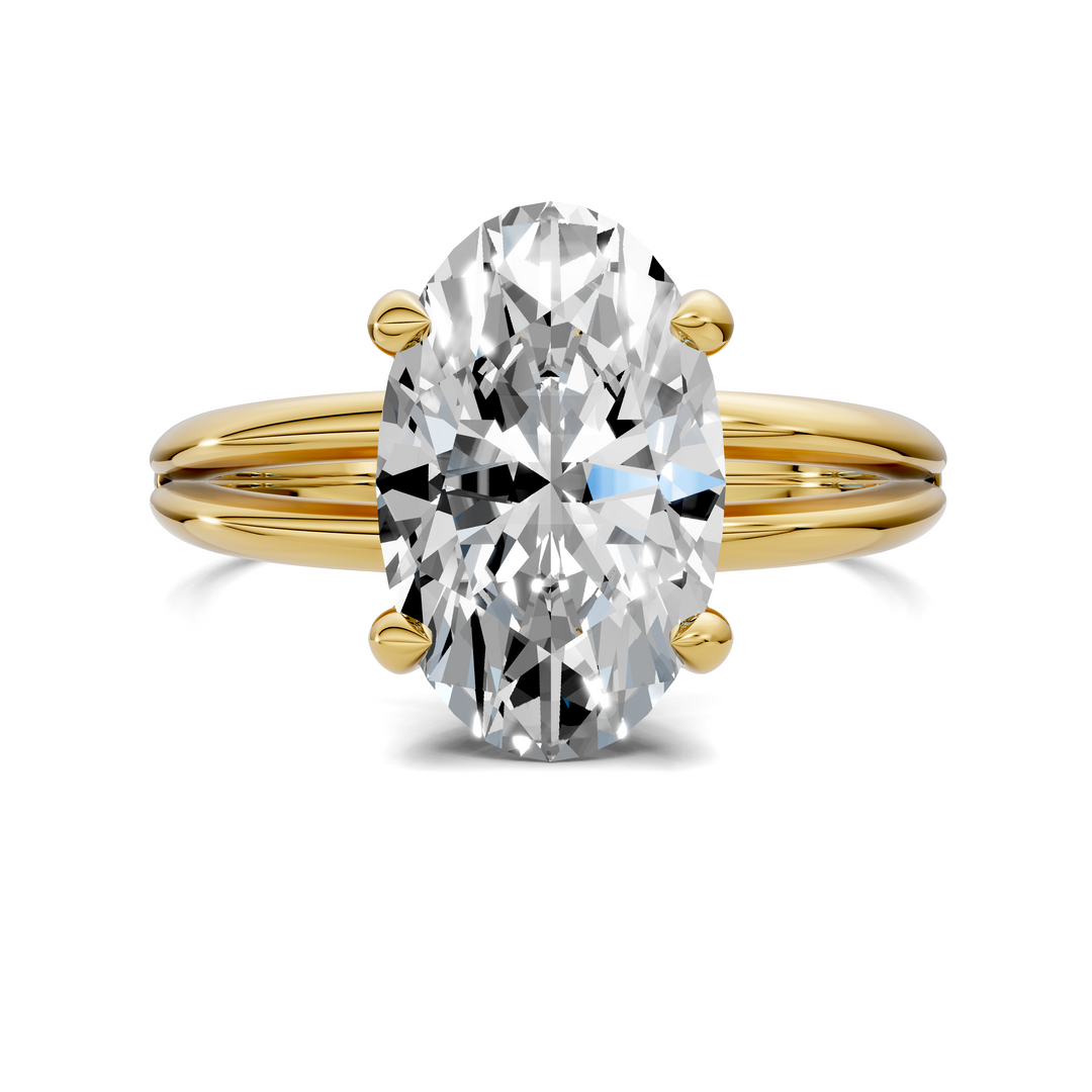 Ashlee Floating Split Band Ring