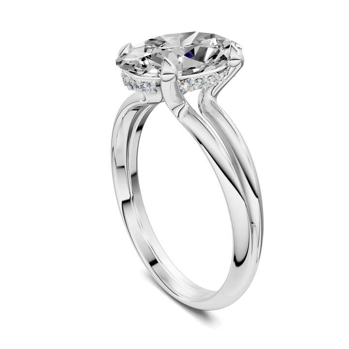 Ashlee Floating Split Band Ring