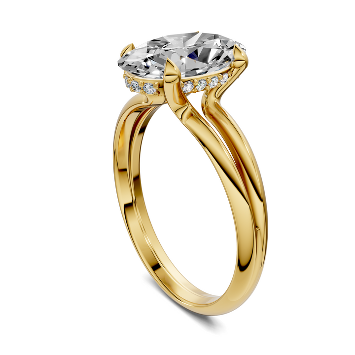 Ashlee Floating Split Band Ring