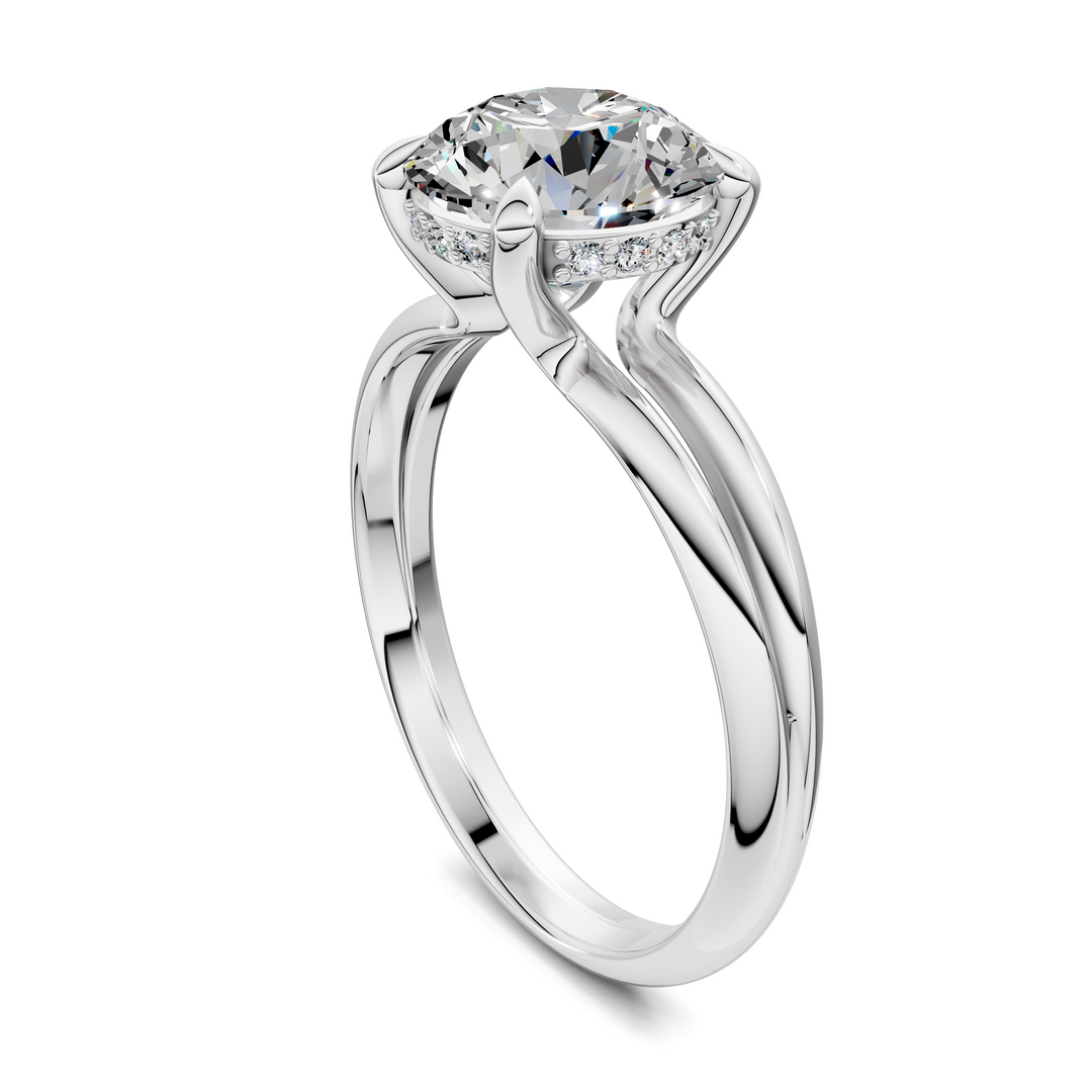 Ashlee Floating Split Band Ring