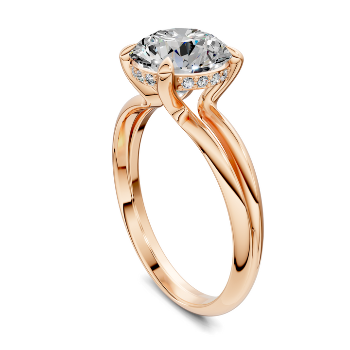 Ashlee Floating Split Band Ring