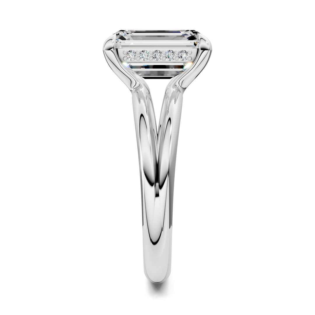 Ashlee Floating Split Band Ring