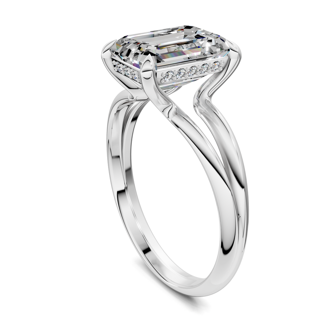 Ashlee Floating Split Band Ring