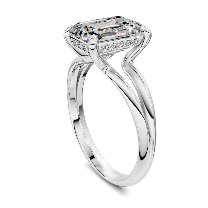 Ashlee Floating Split Band Ring