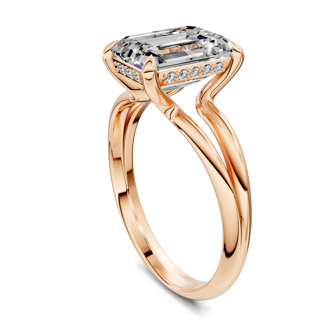 Ashlee Floating Split Band Ring