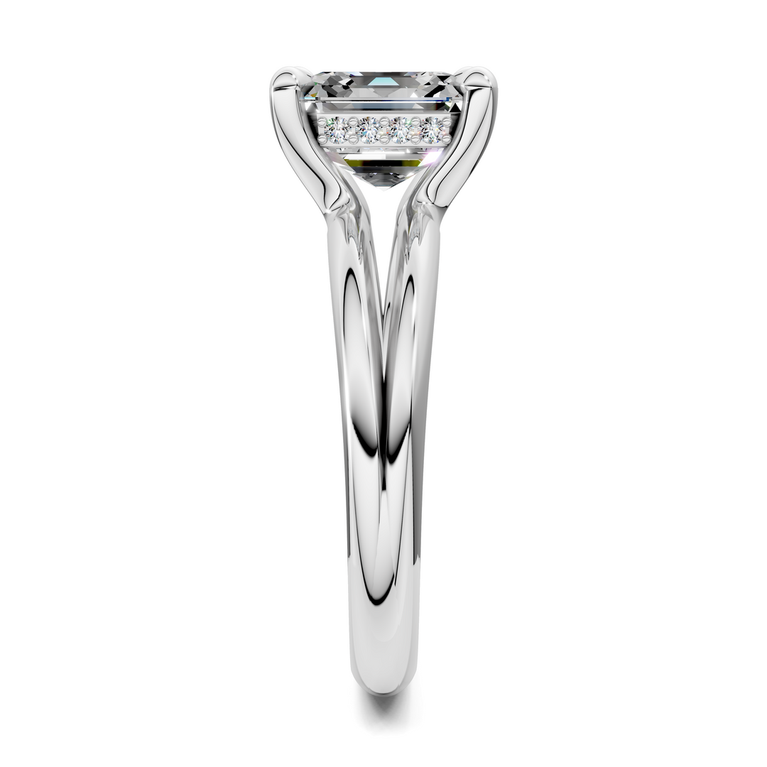 Ashlee Floating Split Band Ring