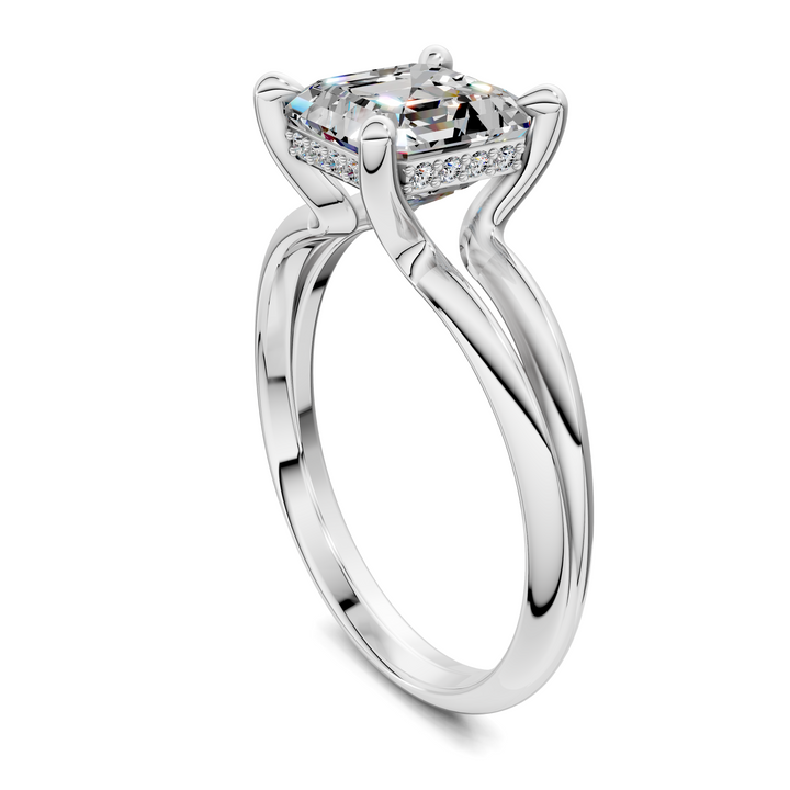 Ashlee Floating Split Band Ring