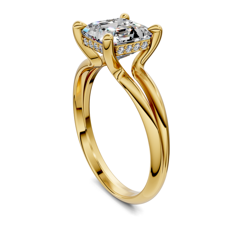 Ashlee Floating Split Band Ring