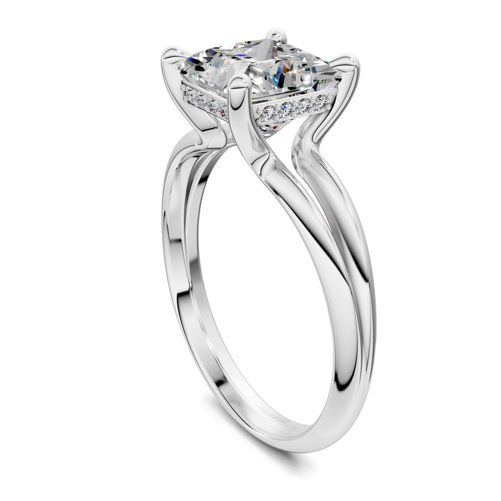 Ashlee Floating Split Band Ring