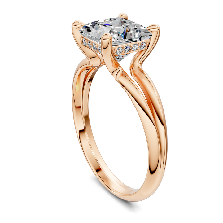 Ashlee Floating Split Band Ring