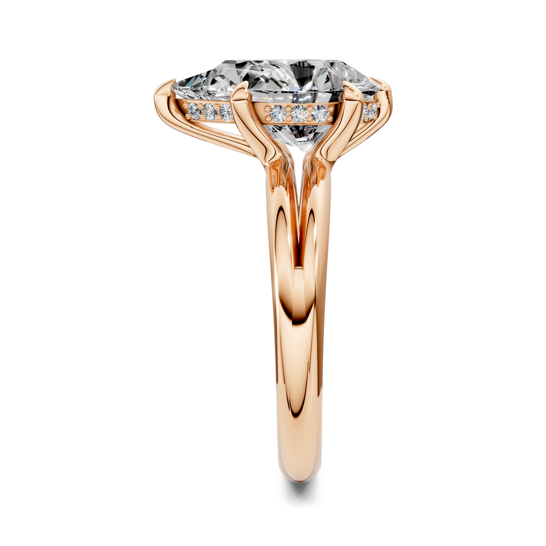 Ashlee Floating Split Band Ring