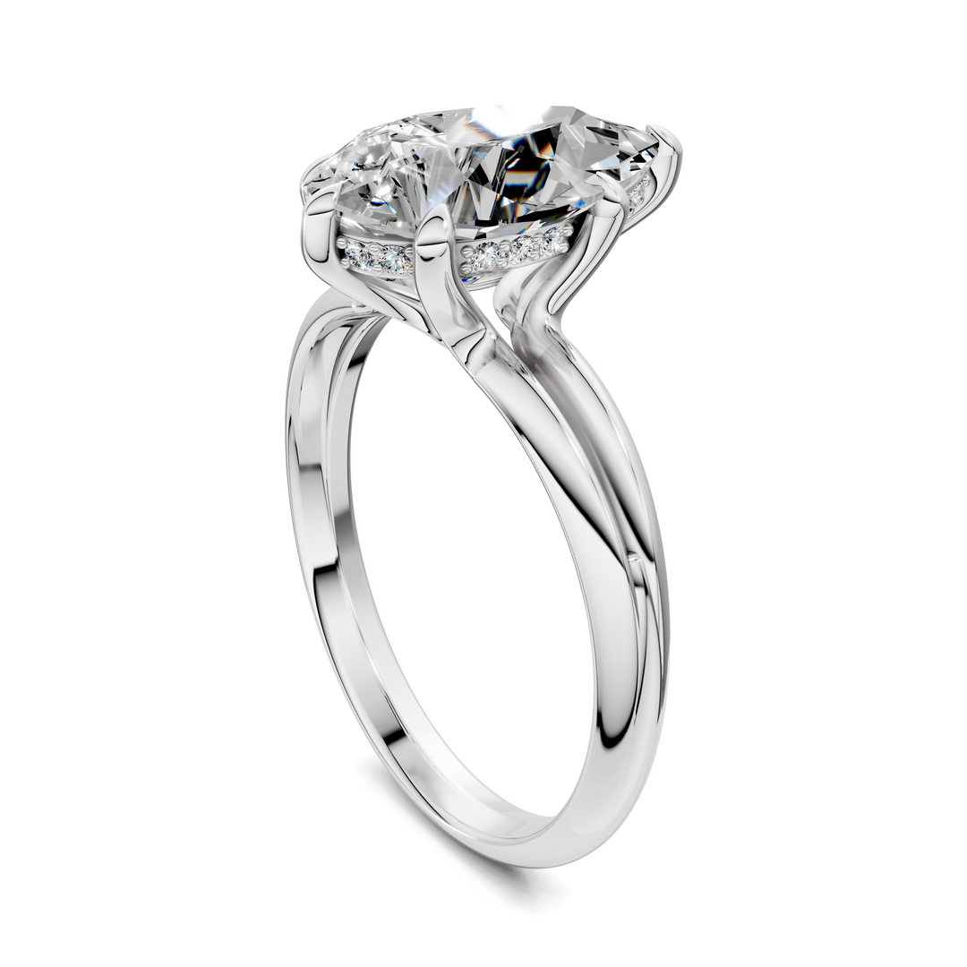 Ashlee Floating Split Band Ring
