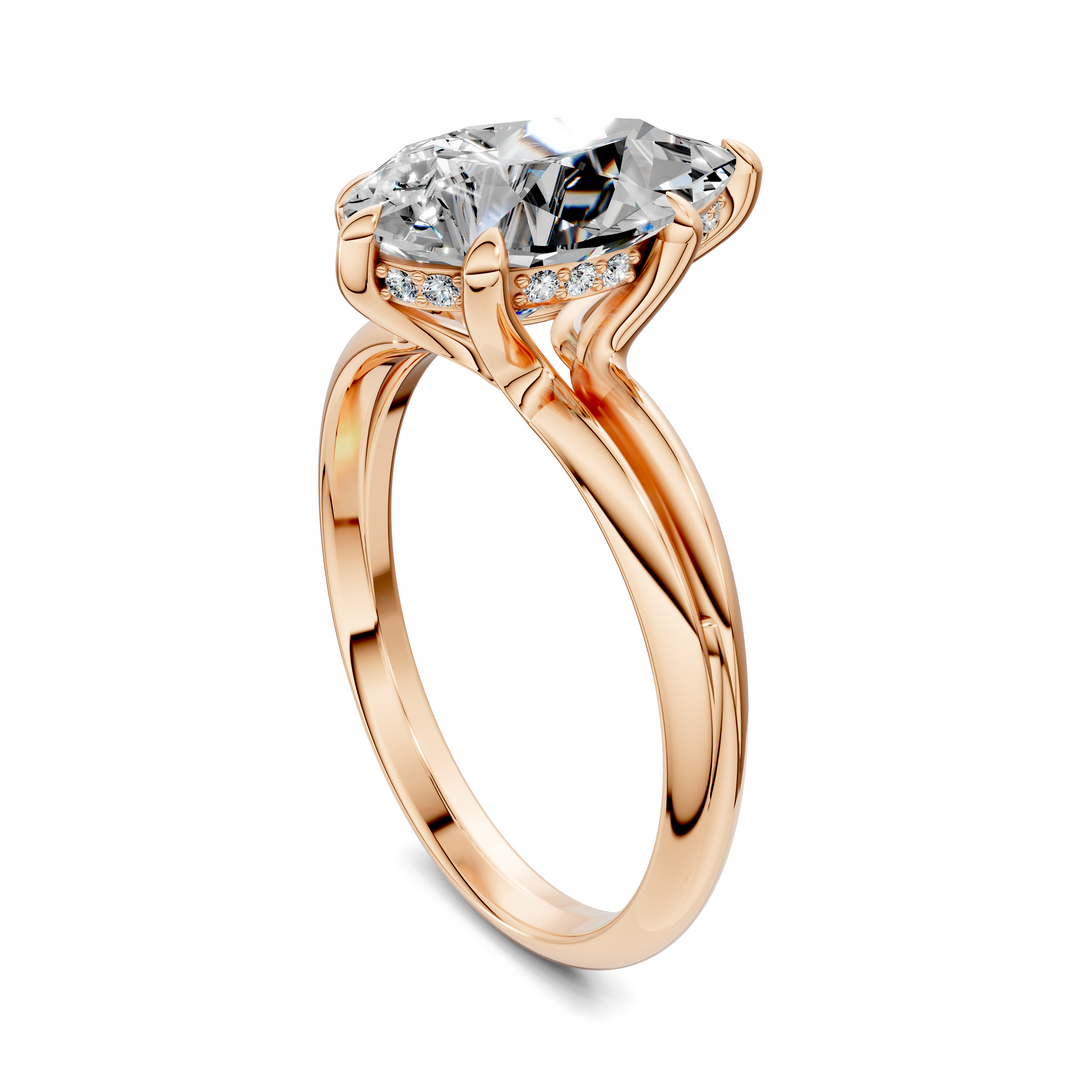 Ashlee Floating Split Band Ring