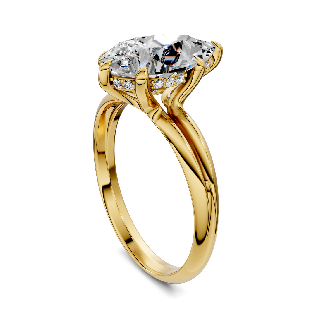 Ashlee Floating Split Band Ring