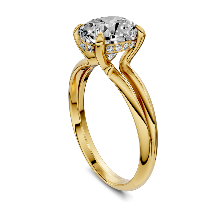 Ashlee Floating Split Band Ring