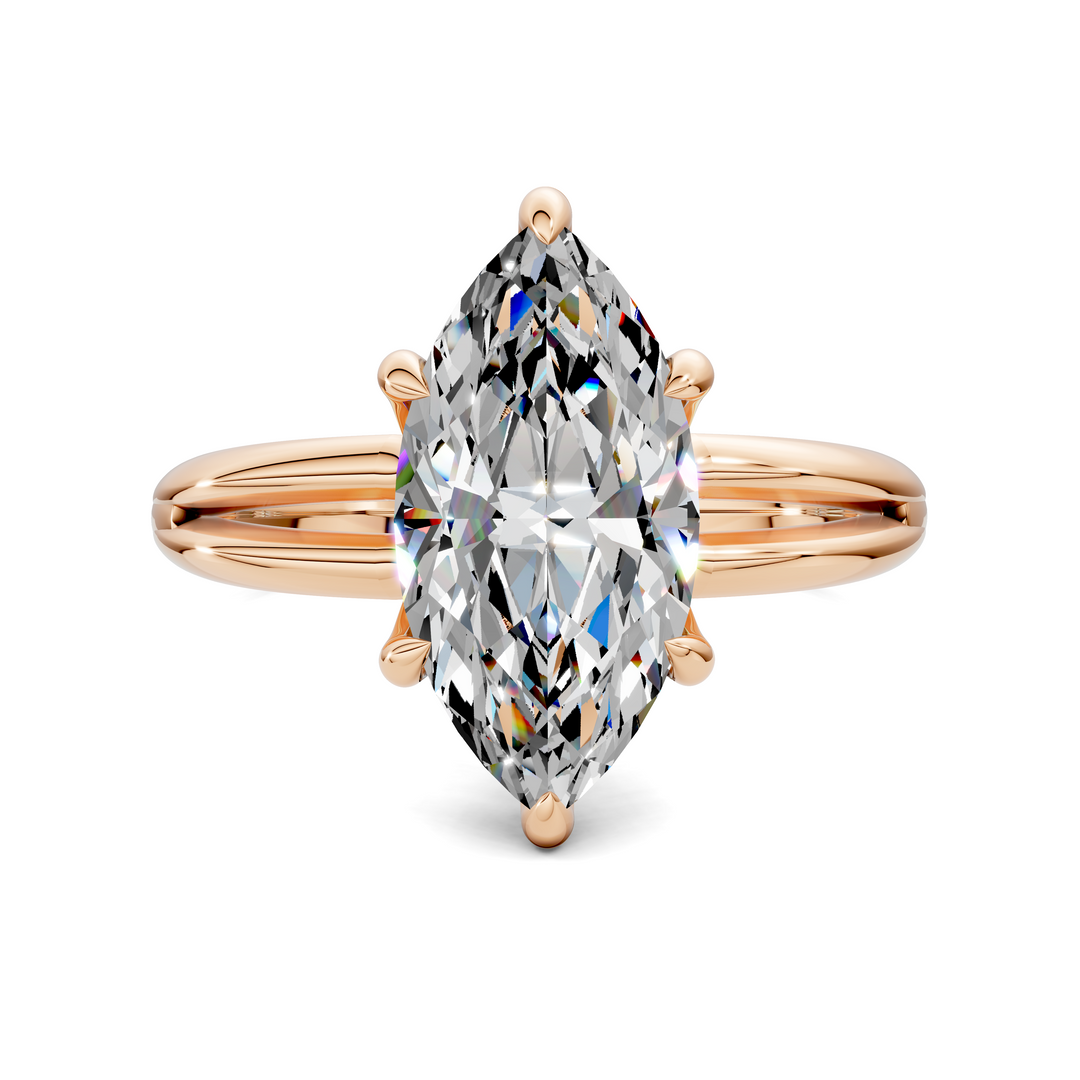 Ashlee Floating Split Band Ring